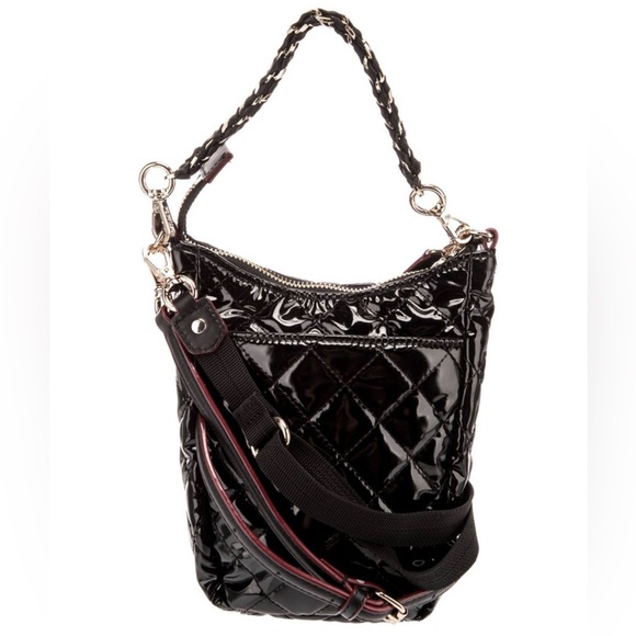 MZ Wallace Black Patent Women's Bag - Picture 2 of 4